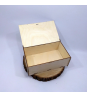 Деревянная коробка для подарка "23 Февраля" со звездой купить оптом