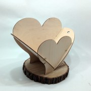 Деревянная коробка "Сердечко"
