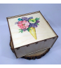 Коробка-пенал для подарков "Мороженое со вкусом Весны" купить оптом