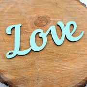 Интерьерное слово из дерева "Love"