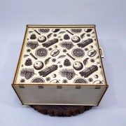 Коробка-пенал с рисунком "Зимний Сидр" на крышке
