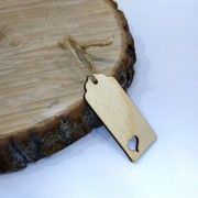 Деревянная бирка на подарок "Ярлычок"