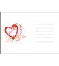 Деревянная открытка "Два сердца" купить оптом