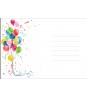 Купить деревянную открытку "С Днем Рождения с шариками"оптом