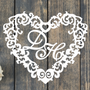 Свадебный герб "Сердце"